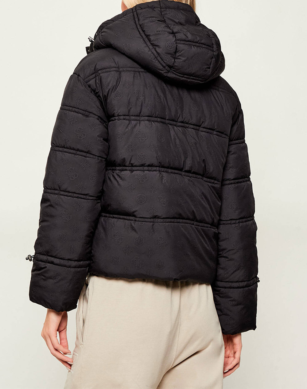 GUESS NEW DAISY CROP LOGO PUFFER ДАМСКО ЯКЕ