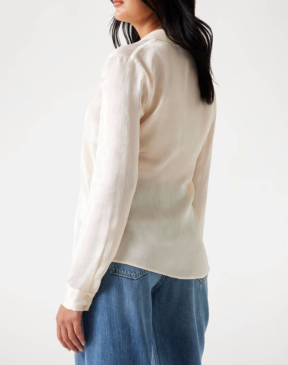GUESS LS MARTHE LOGO SHIRT WOMENS SHIRT