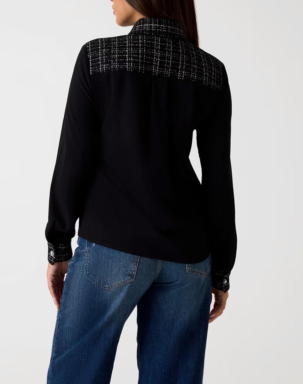 GUESS SANDRA MIX TWEED SHIRT ДАМСКА РИЗА