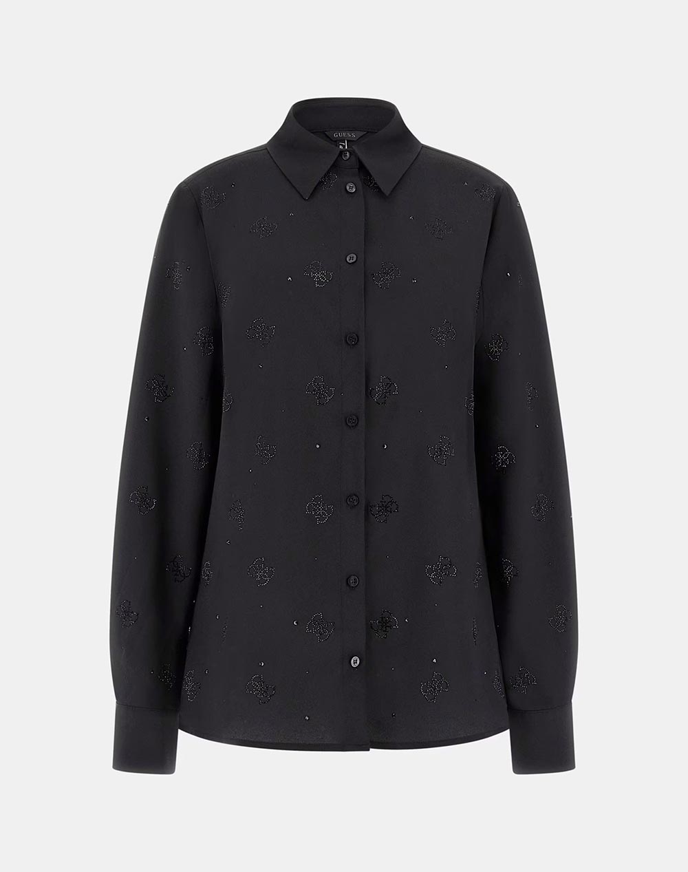 GUESS LS FLORE LOGO HOTFIX SHIRT ДАМСКА РИЗА