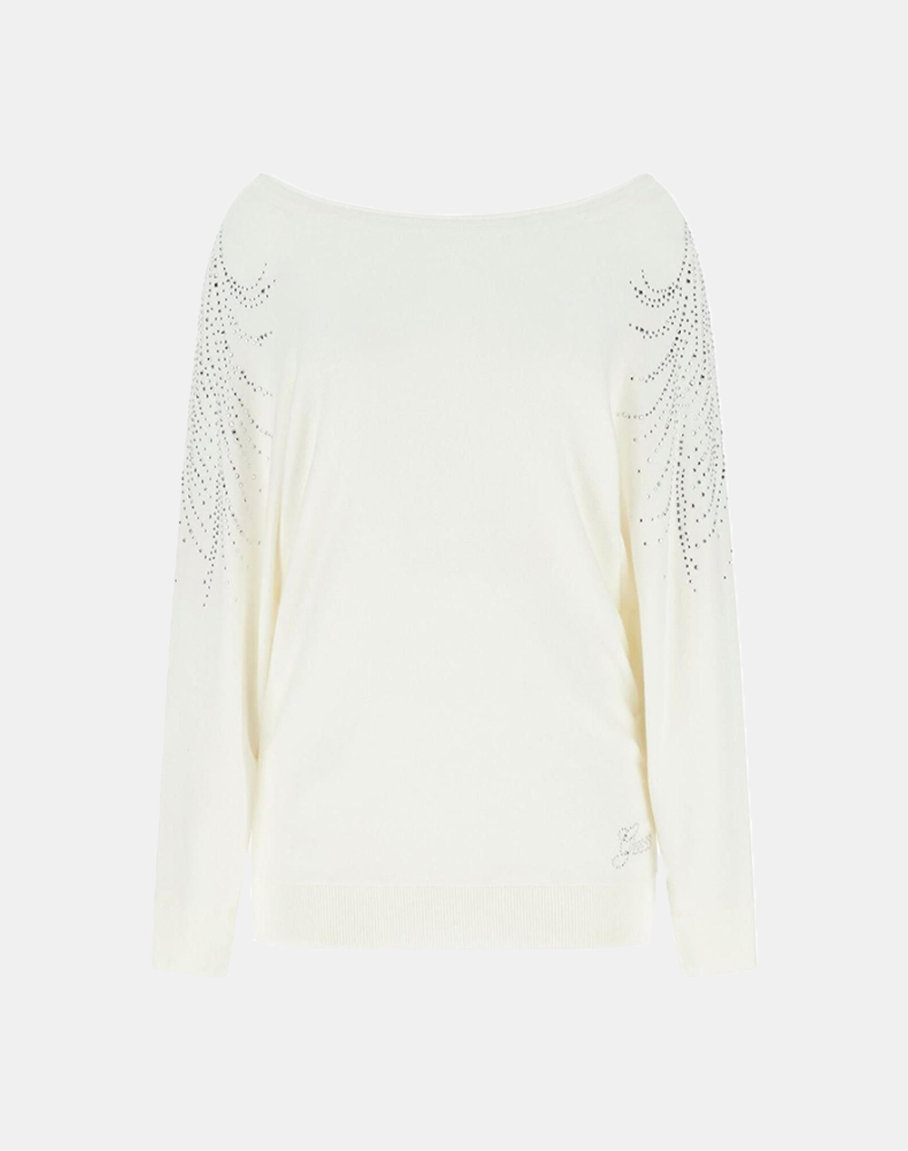 GUESS BAT SLEEVE LORETTA LOGO SWTR ПЛЕТЕНИ ДАМСКИ ДРЕХИ