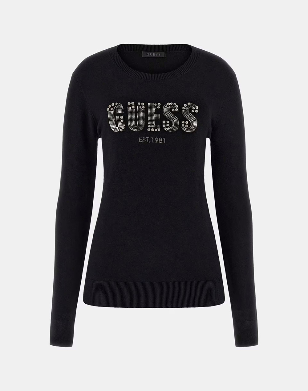 GUESS LS CN REYNA LOGO SWTR ПЛЕТЕНИ ДАМСКИ ДРЕХИ