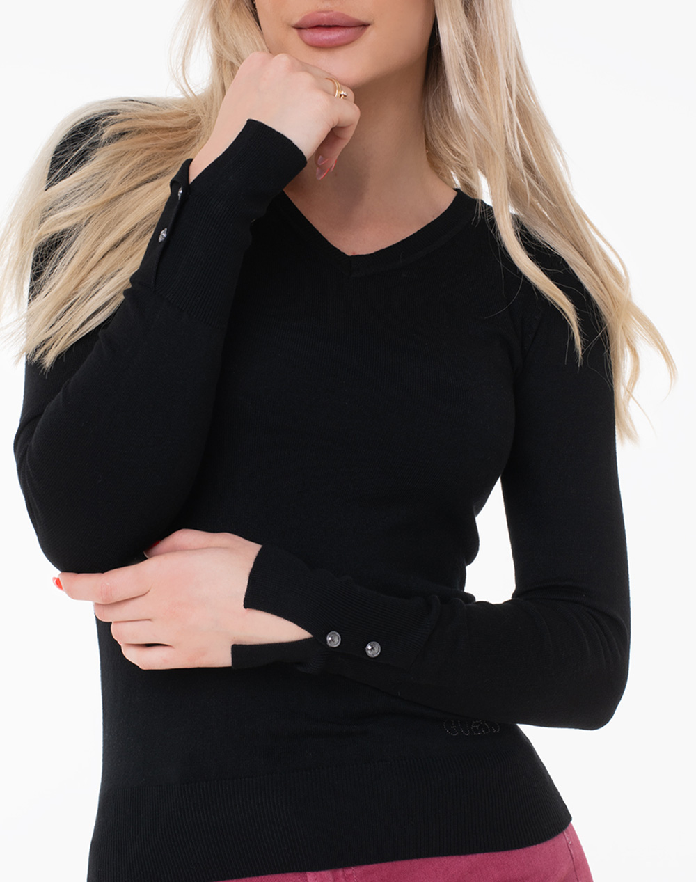 GUESS GENA VN LS SWTR ПЛЕТЕНИ ДАМСКИ ДРЕХИ