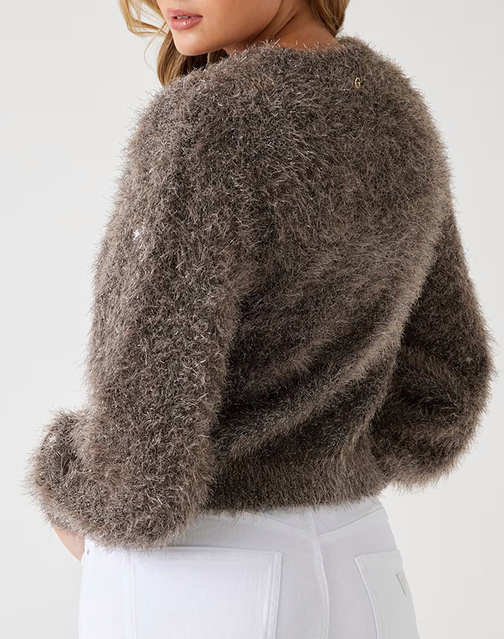 GUESS LS CN KIRA LUREX MIX SWTR ПЛЕТЕНИ ДАМСКИ ДРЕХИ