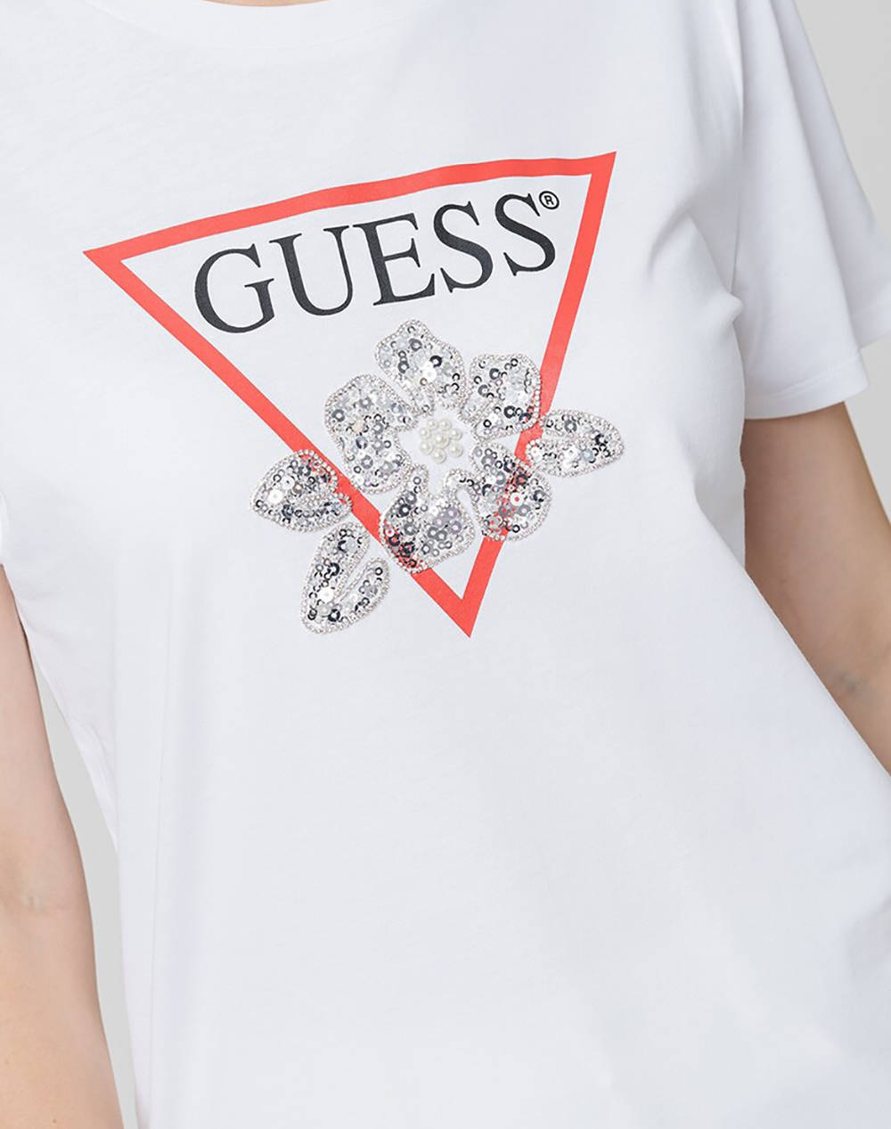 GUESS SS FLOWER BLING EASY TEE МЪЖКА ТЕНИСКА
