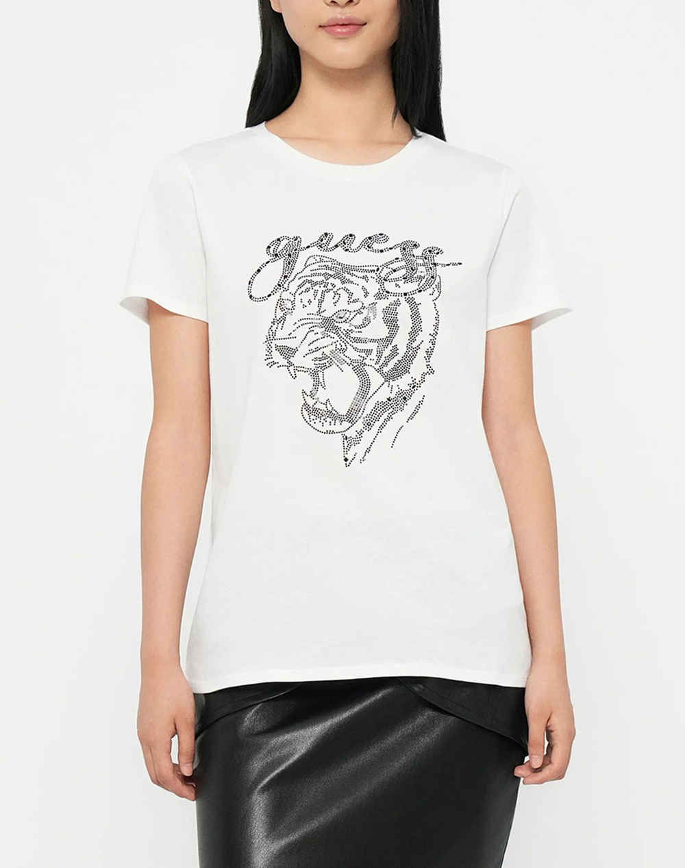 GUESS SS GUESS TIGER FACE EASY TEE ДАМСКА БЛУЗА