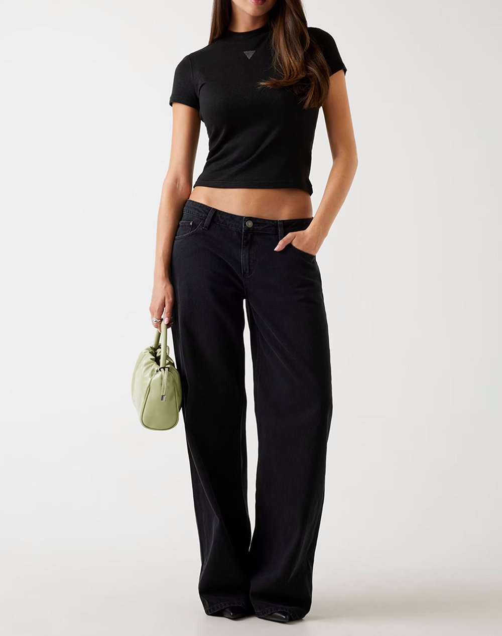 GUESS SS ANITA MOCK NK TOP ДАМСКА БЛУЗА