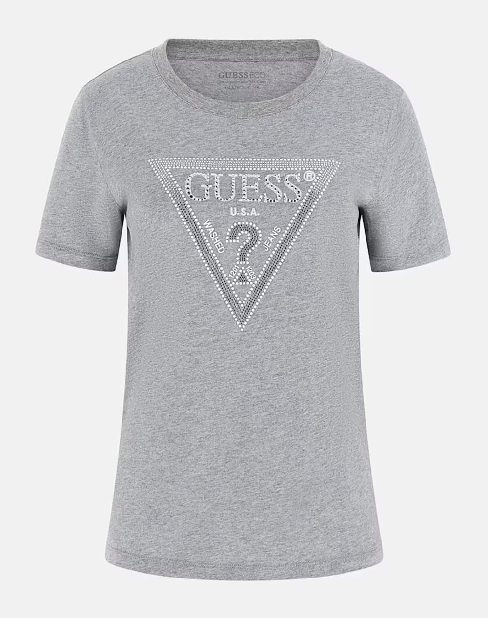 GUESS SS CN KRYSTAL TRIANGLE TEE ДАМСКА БЛУЗА