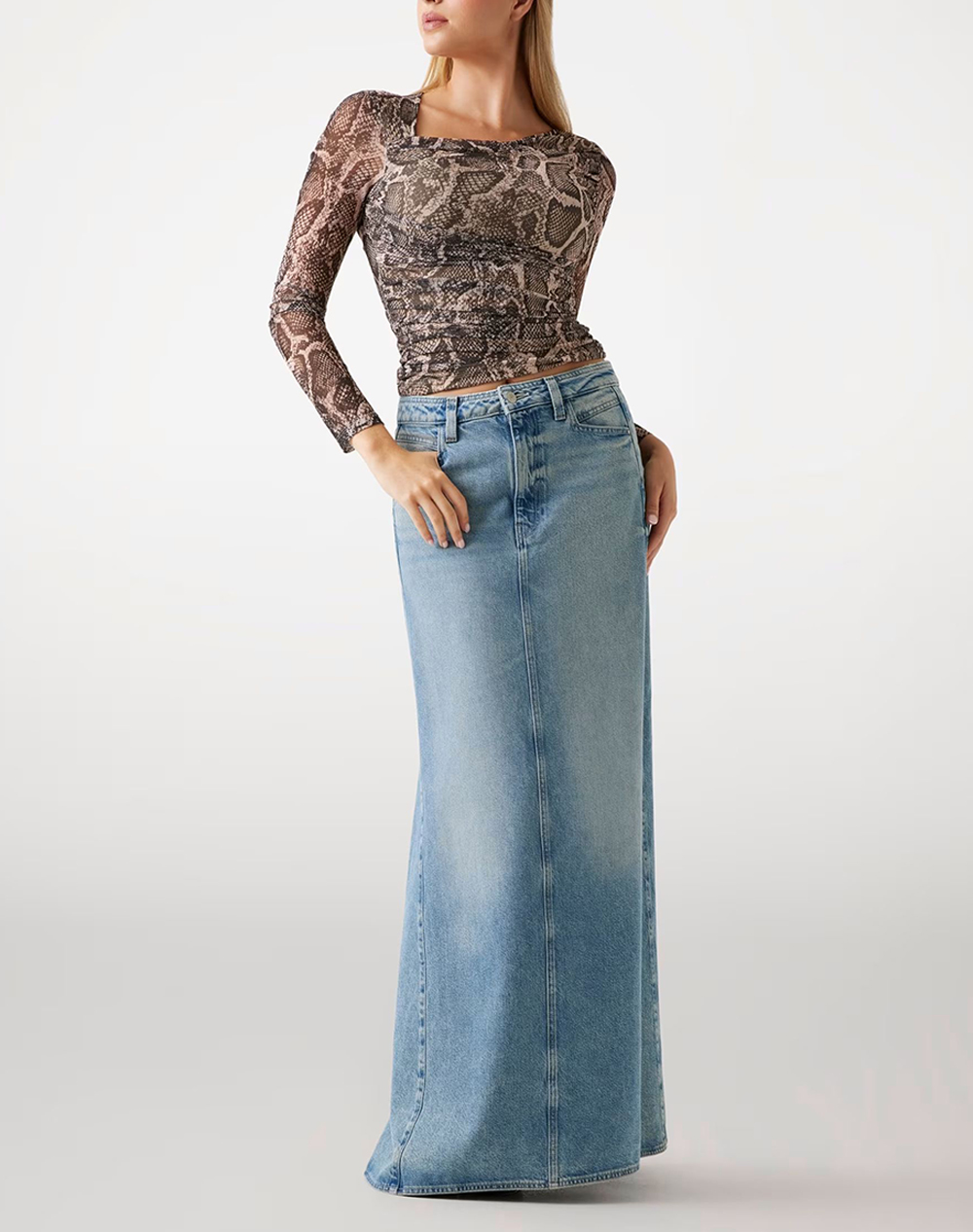 GUESS LS BERNARDETTE TOP ДАМСКА БЛУЗА