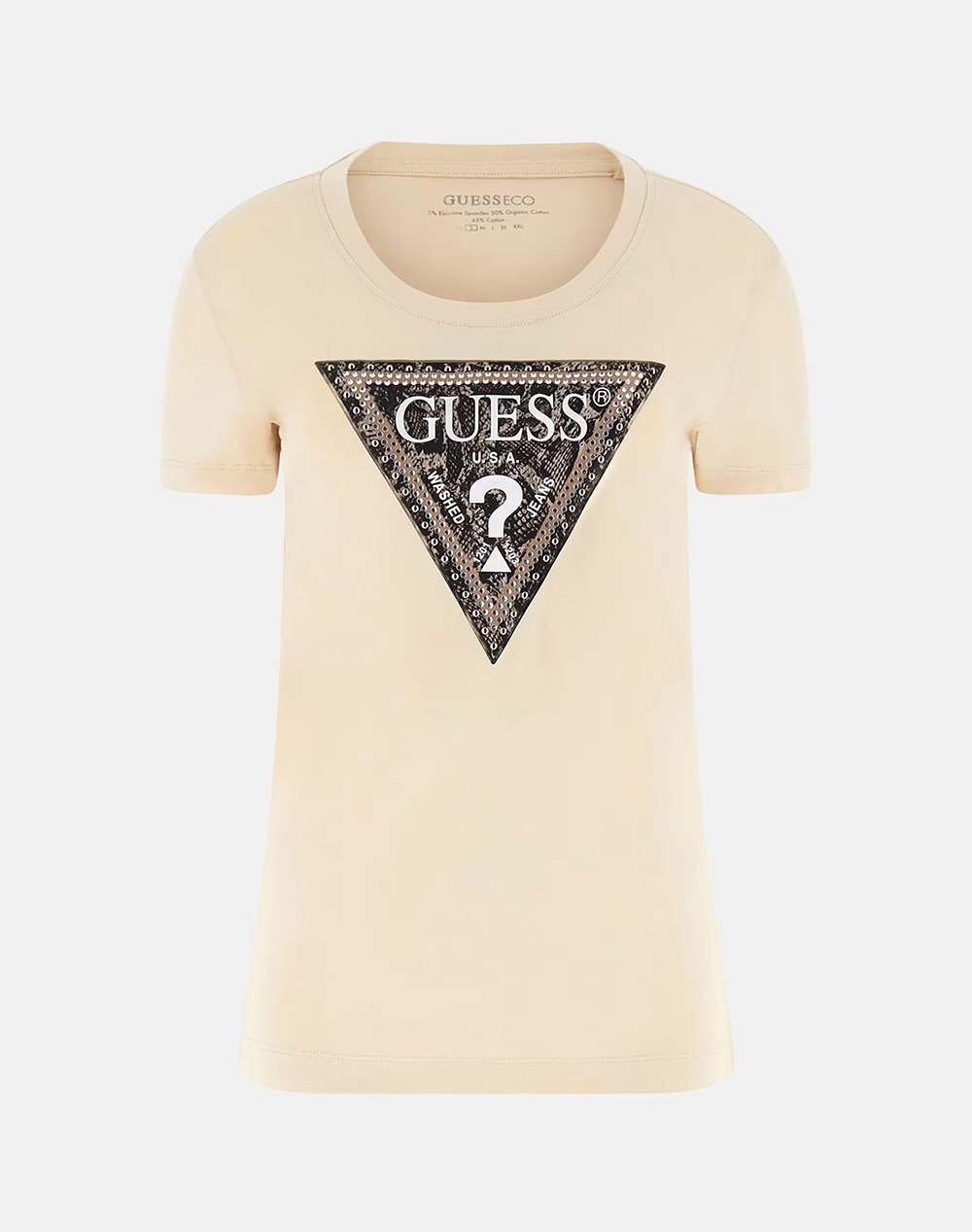 GUESS SS CN TRIANGLE PYTHON TEE ДАМСКА БЛУЗА