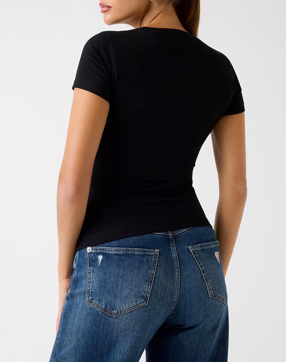 GUESS SS CN TRIANGLE PYTHON TEE ДАМСКА БЛУЗА