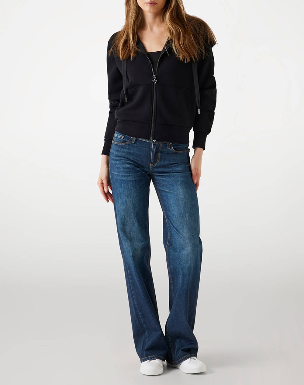 GUESS NEW HOODED SCUBA SWEATSHIRT ДАМСКА ЖИЛЕТКА
