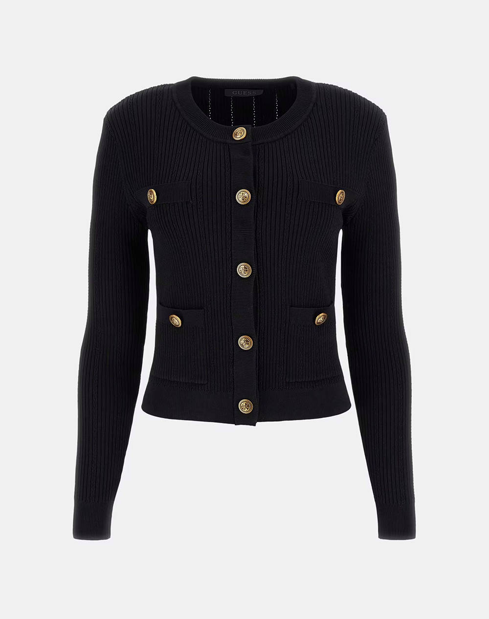 GUESS LS CN EMMIE CARDI SWTR WOMENS JACKET