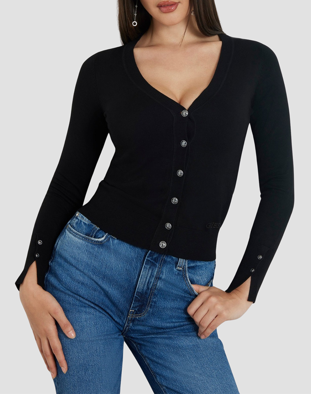 GUESS ZENA CARDI LS SWTR ПЛЕТЕНИ ДАМСКИ ДРЕХИ