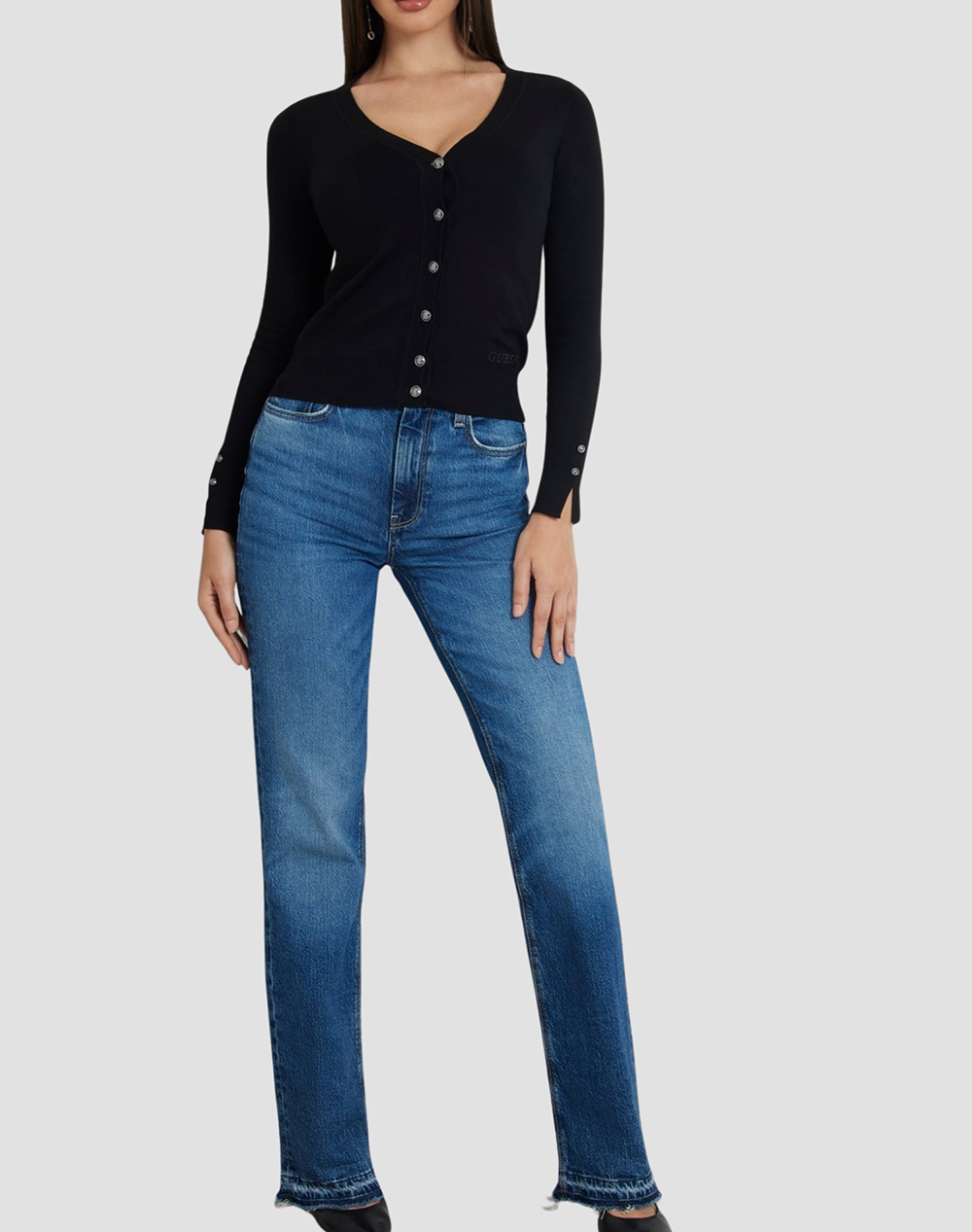 GUESS ZENA CARDI LS SWTR ПЛЕТЕНИ ДАМСКИ ДРЕХИ