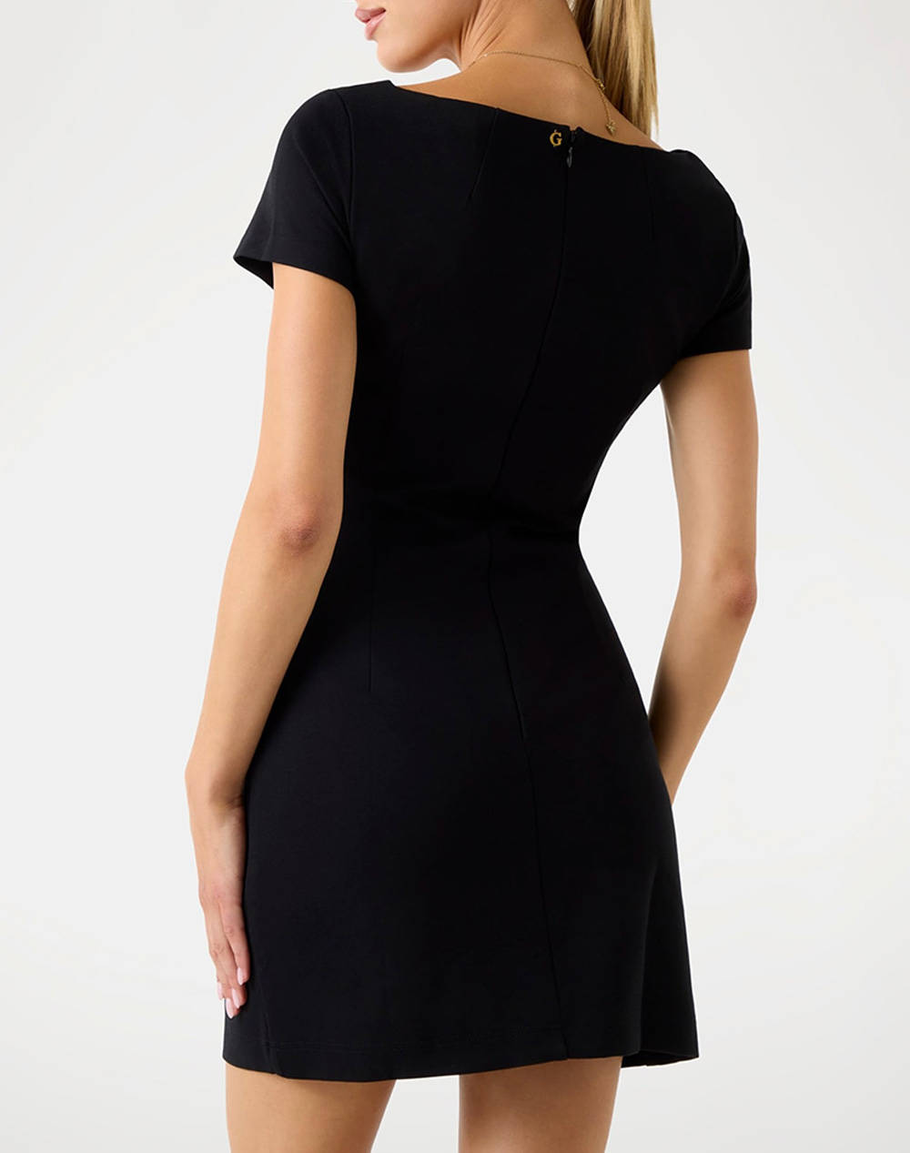 GUESS SS MAELICE FIT AND FLARE DRESS WOMENS DRESS