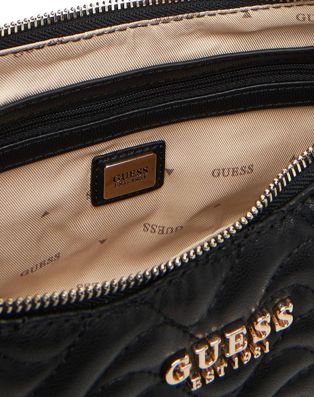GUESS MELISANDRA TOP ZIP SHLDR BAG ДАМСКА ЧАНТА (Размери: 25 x 15 x 9см.)
