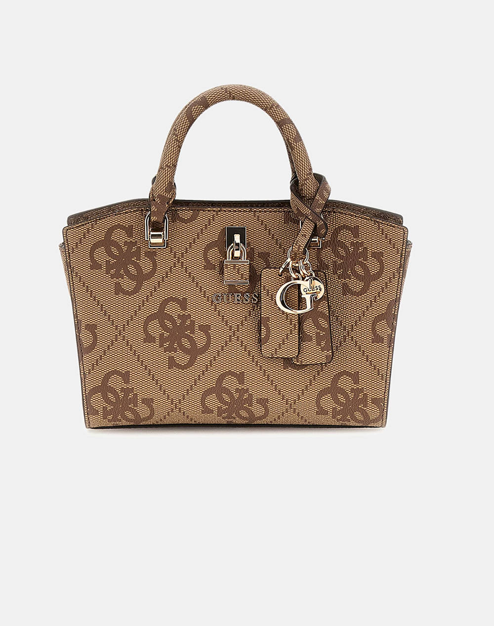 GUESS QUEENSLAND MINI SATCHEL ДАМСКА ЧАНТА (Размери: 22 x 14 x 8см.)