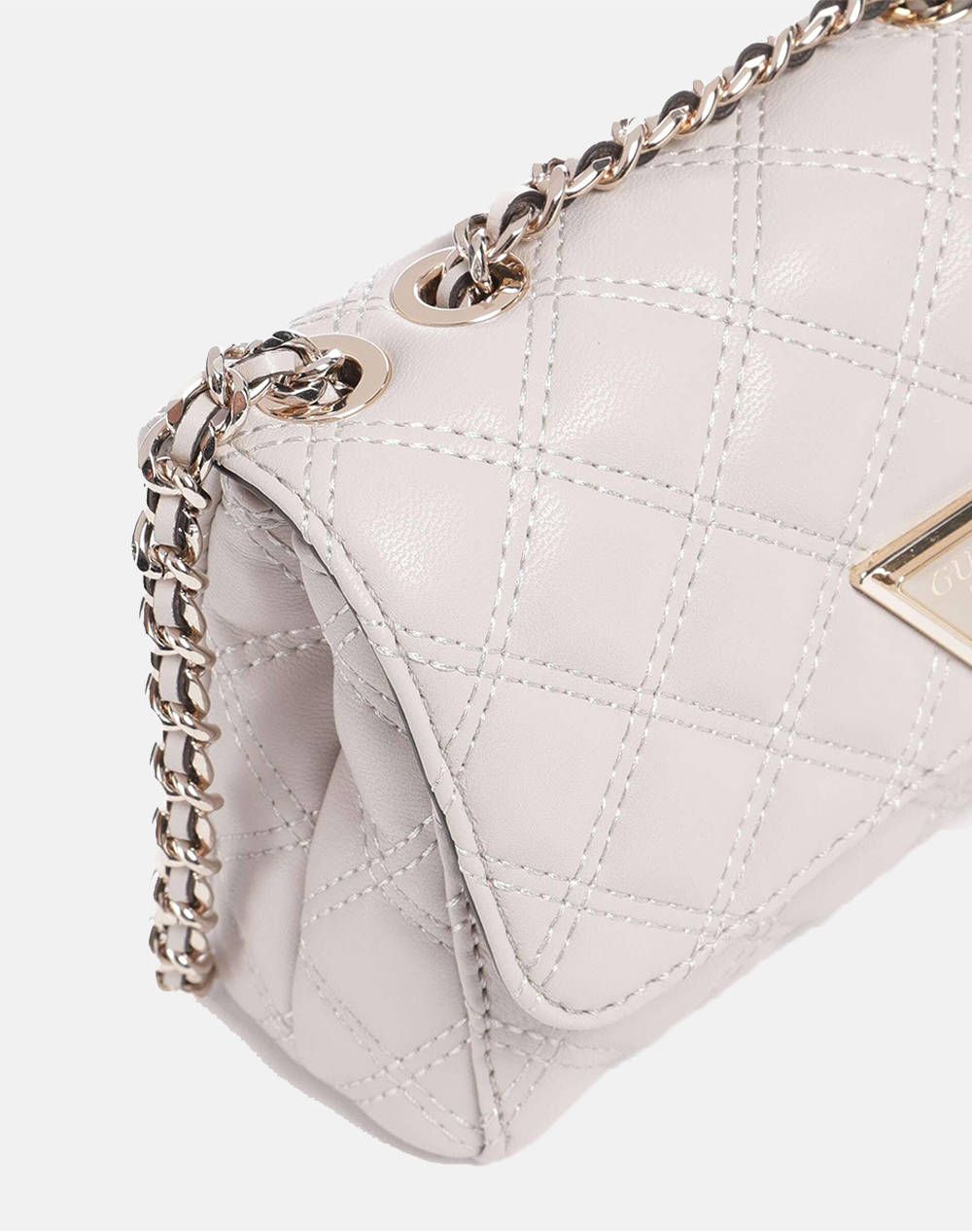 GUESS GIULLY II MINI 2 COMP CVRT FLP ДАМСКА ЧАНТА (Размери: 18 x 12 x 6см.)