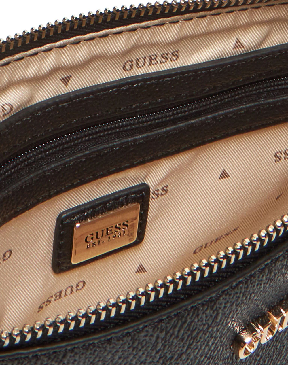 GUESS NOELLE II DBL POUCH CROSSBODY ДАМСКА ЧАНТА (Размери: 24 x 13 x 5см.)