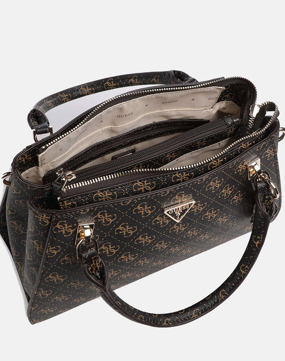GUESS NOELLE II LUXURY SATCHEL ДАМСКА ЧАНТА (Размери: 30 x 22 x 10см.)