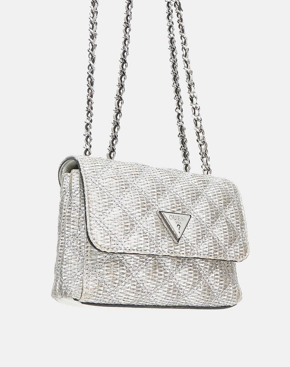 GUESS GIULLY II MINI 2 COMP CVRT FLP ДАМСКА ЧАНТА (Размери:18 x 12 x 6см.)