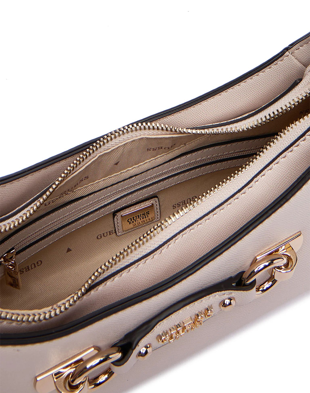 GUESS MIMINA TOP ZIP SHOULDER BAG WOMENS BAG