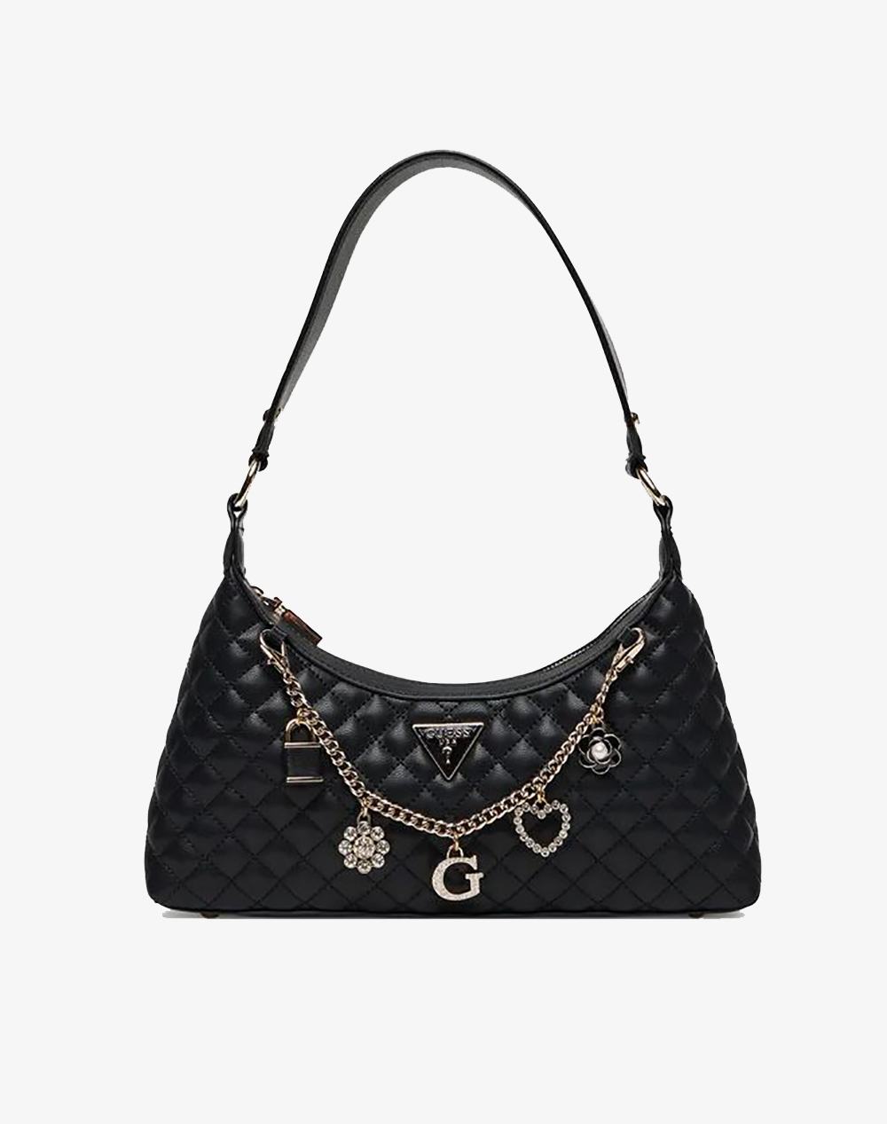 GUESS EVERLEE TOP ZIP SHOULDER BAG WOMENS BAG