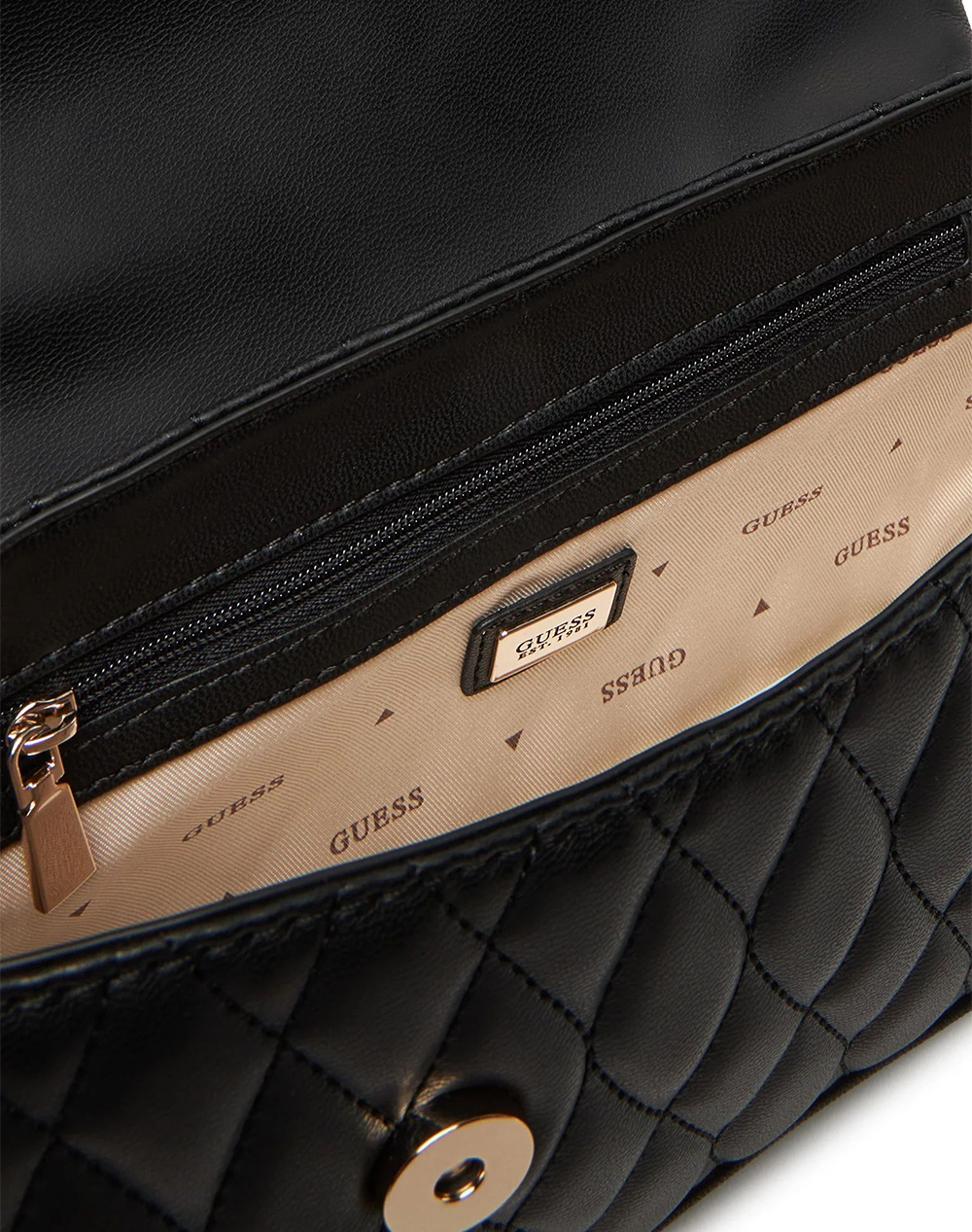 GUESS VALLA TOP HANDLE FLAP WOMENS BAG