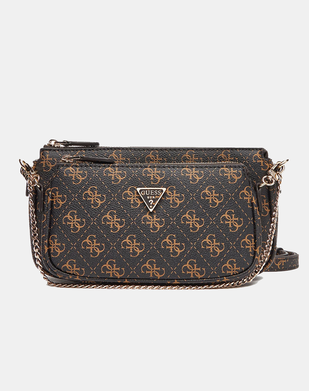 GUESS NOELLE II DBL POUCH CROSSBODY WOMENS BAG