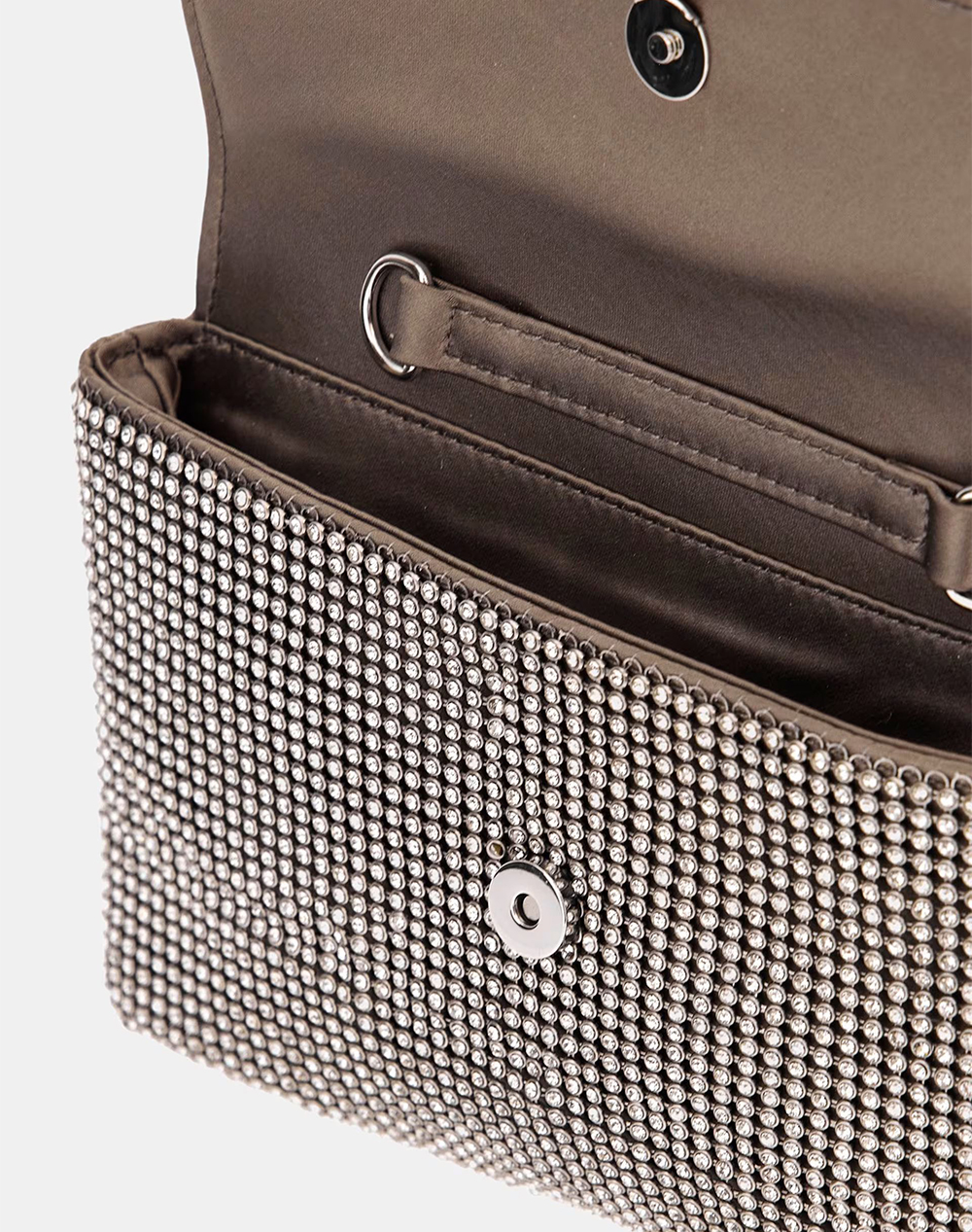 GUESS ZALINA FLAP CLUTCH WOMENS BAG