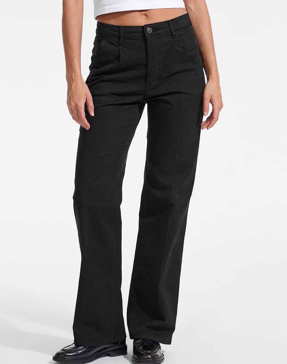 GUESS JEANS GJ STRAIGHT LEG CHINO WOMENS PANTS