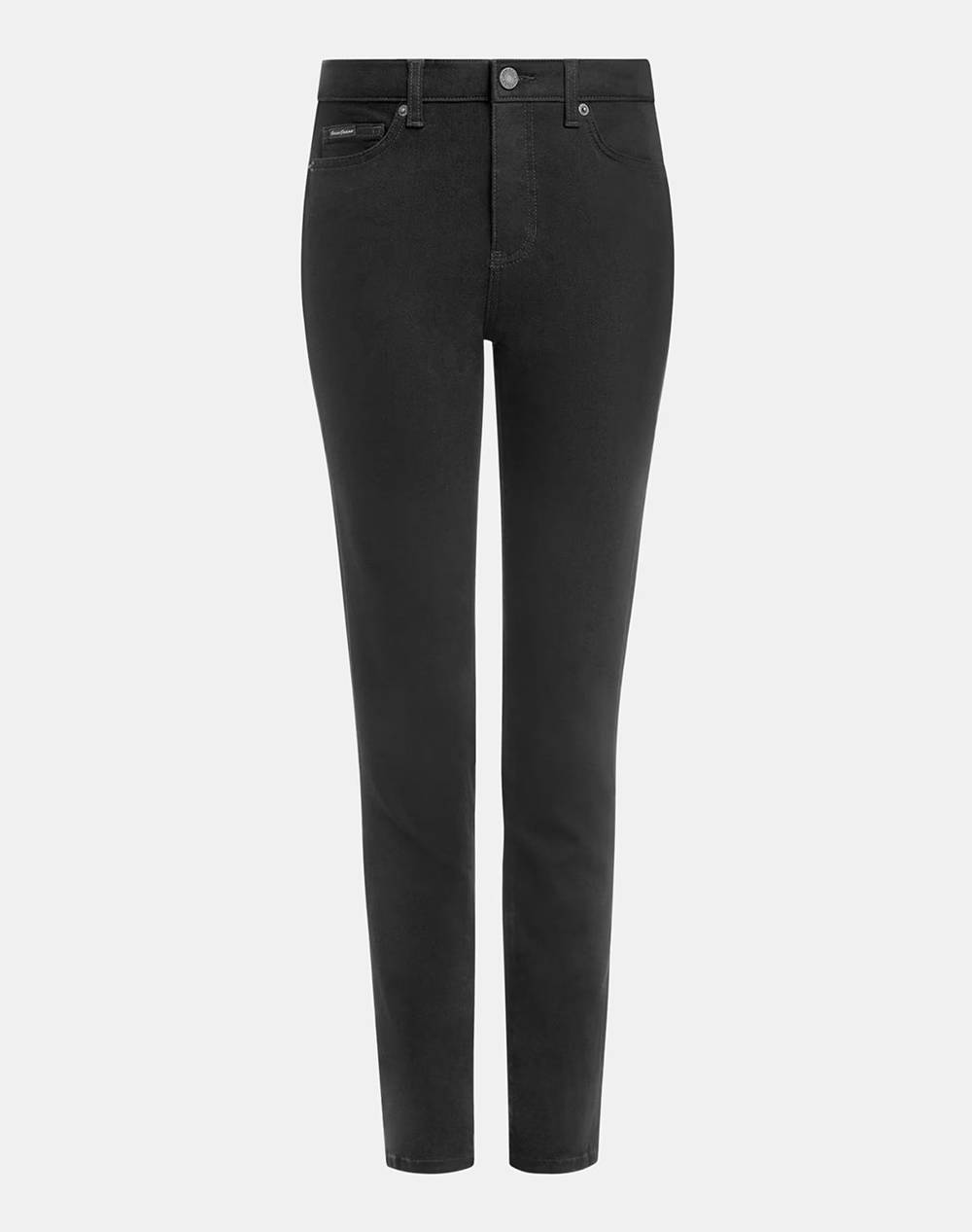 GUESS JEANS GJ G05 HIGH RISE SKI - ECO RECY CO HAJAR SS BLACK ДАМСКИ ПАНТАЛОНИ