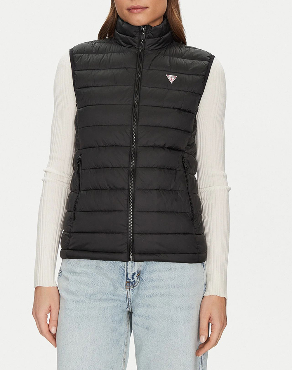 GUESS JEANS GJ PUFFER VEST WOMENS SHIRT
