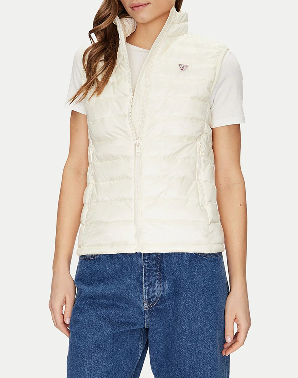GUESS JEANS GJ PUFFER VEST WOMENS SHIRT