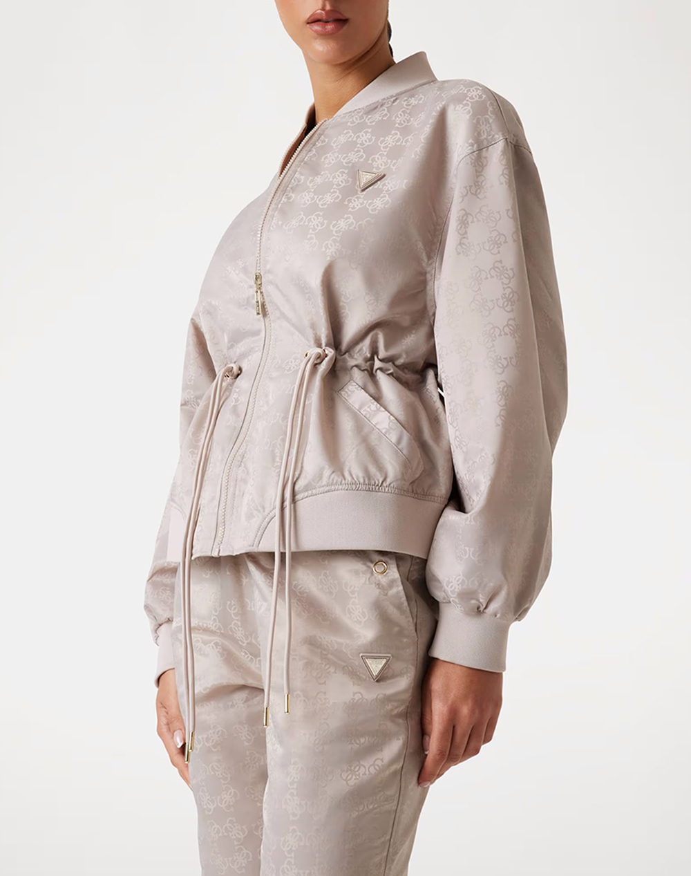 GUESS JEANS 4G AOP FULL ZIP JACKET ДАМСКО ЯКЕ