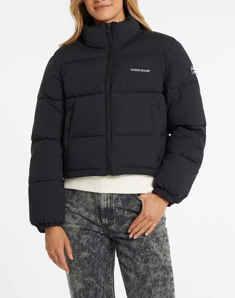 GUESS JEANS GJ CROPPED PUFFER ДАМСКО ПАЛТО
