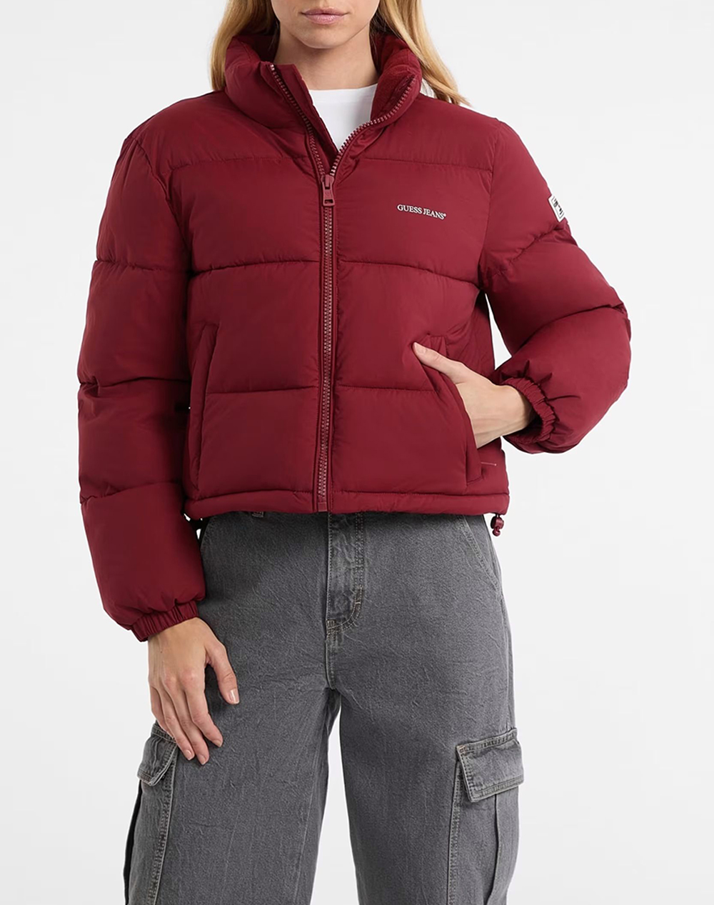 GUESS JEANS GJ CROPPED PUFFER ДАМСКО ПАЛТО