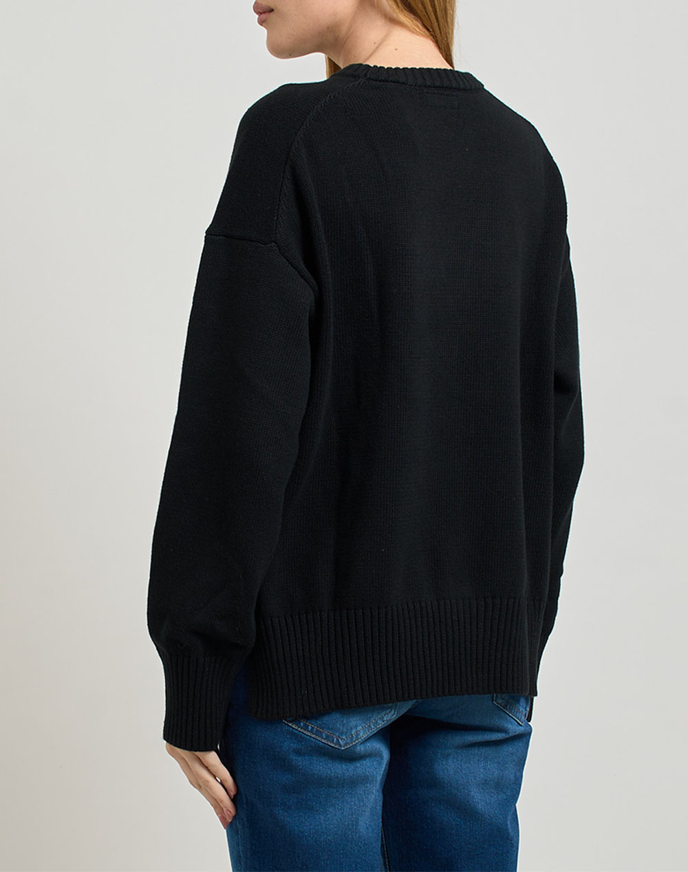 GUESS JEANS GJ LS CN BIG TRIANGLE SWTR ДАМСКА БЛУЗА