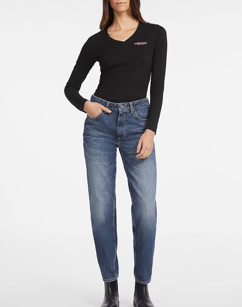 GUESS JEANS GJ LS VN SLIM MINI AMERICA TEE МЪЖКА ТЕНИСКА