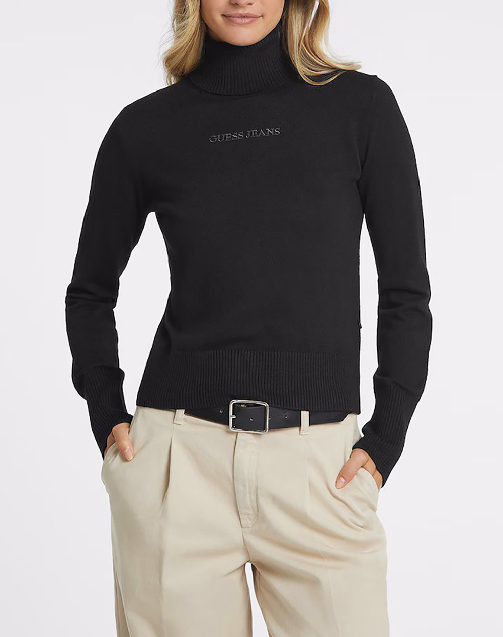 GUESS JEANS GJ LS TN GUESS J EMB SWTR ДАМСКА БЛУЗА