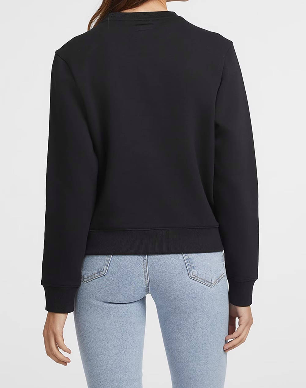 GUESS JEANS GJ CN REG LOGO EMB SWEAT WOMENS SWEATSHIRT