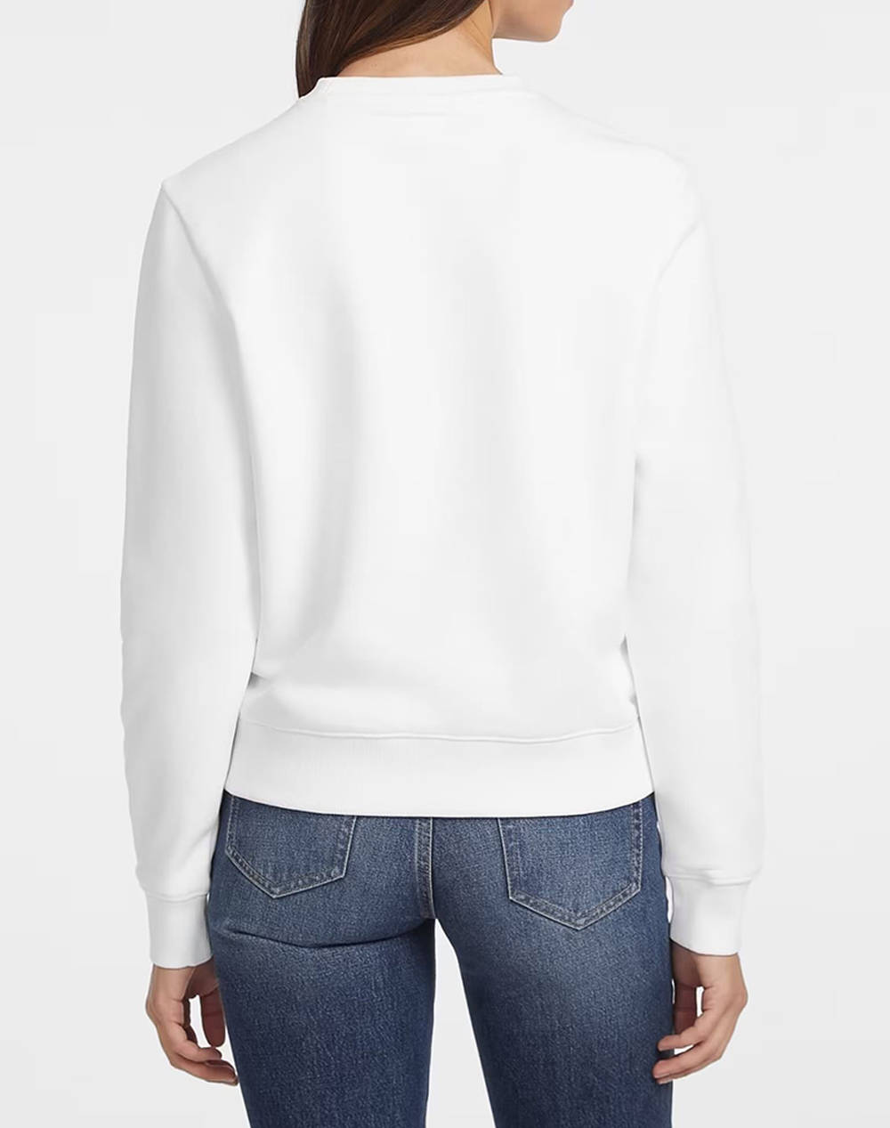 GUESS JEANS GJ CN REG LOGO EMB SWEAT WOMENS SWEATSHIRT