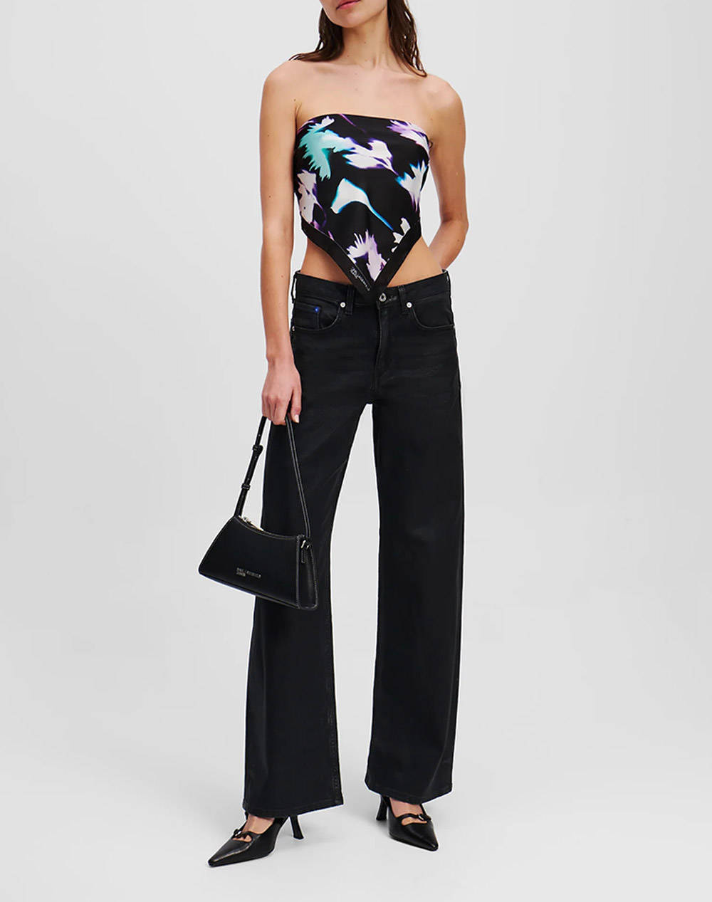 KARL LAGERFELD JEANS KLJ MR RELAXED COATED DENIM