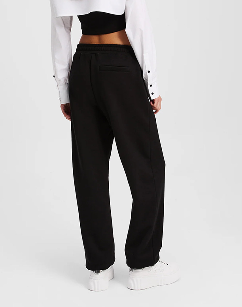 KARL LAGERFELD JEANS KLJ TEXT LOGO SLIM SWEATPANT