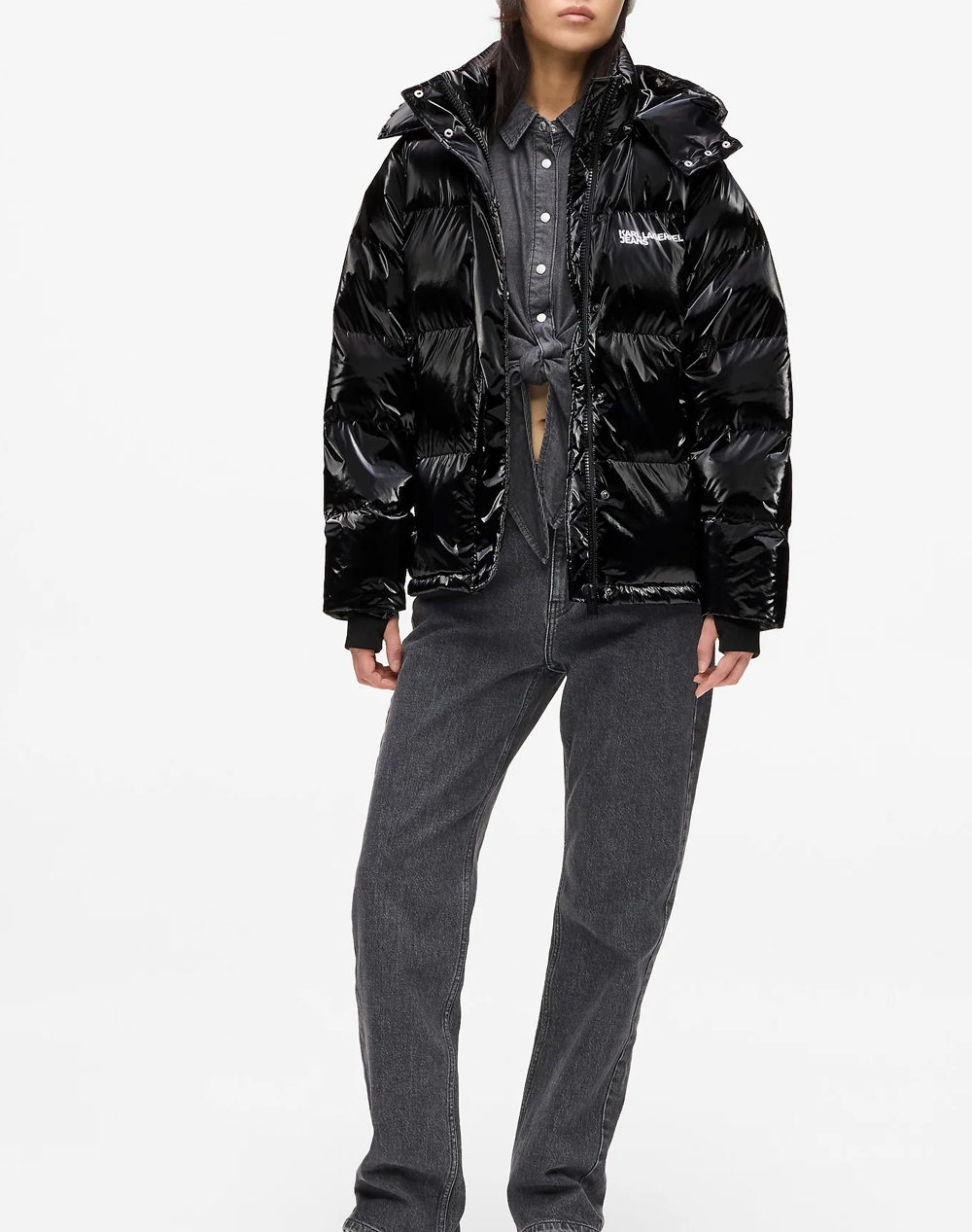 KARL LAGERFELD JEANS KLJ PEARLIZED PUFFER