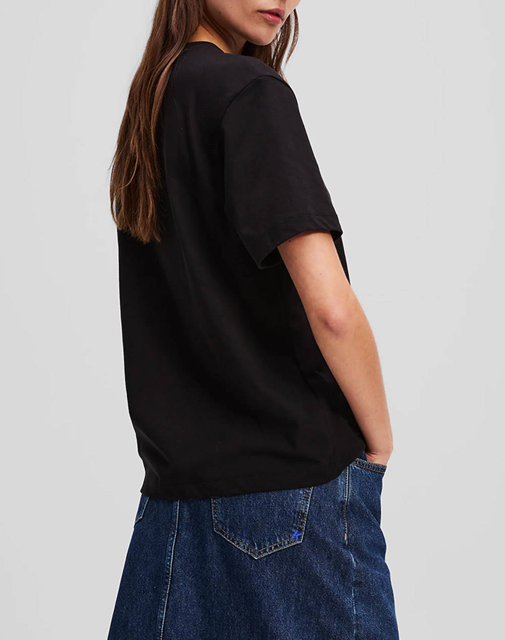 KARL LAGERFELD JEANS KLJ REG BLUR LOGO TEE
