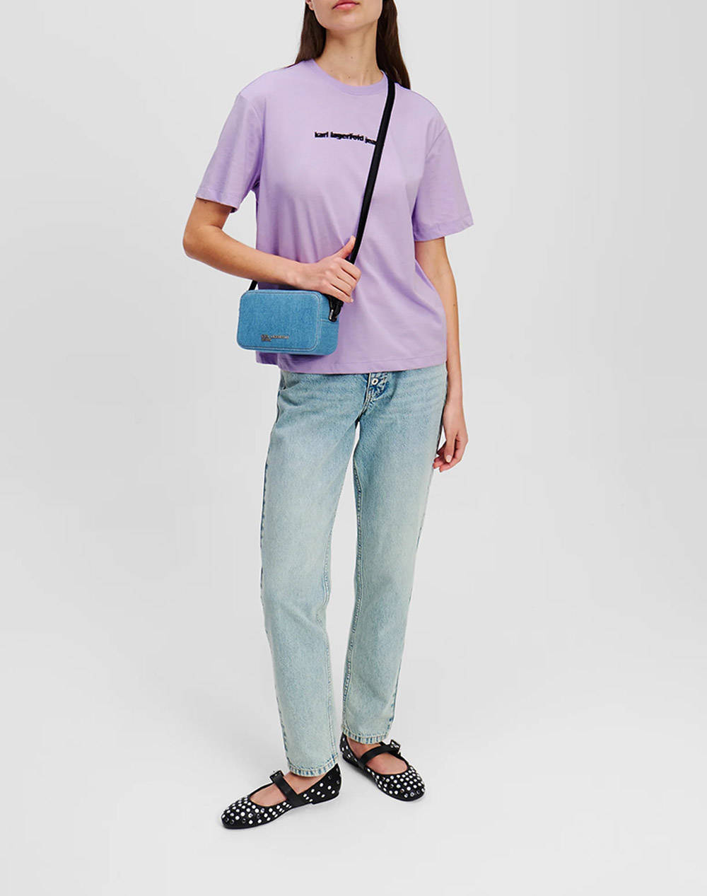 KARL LAGERFELD JEANS KLJ REG BLUR LOGO TEE