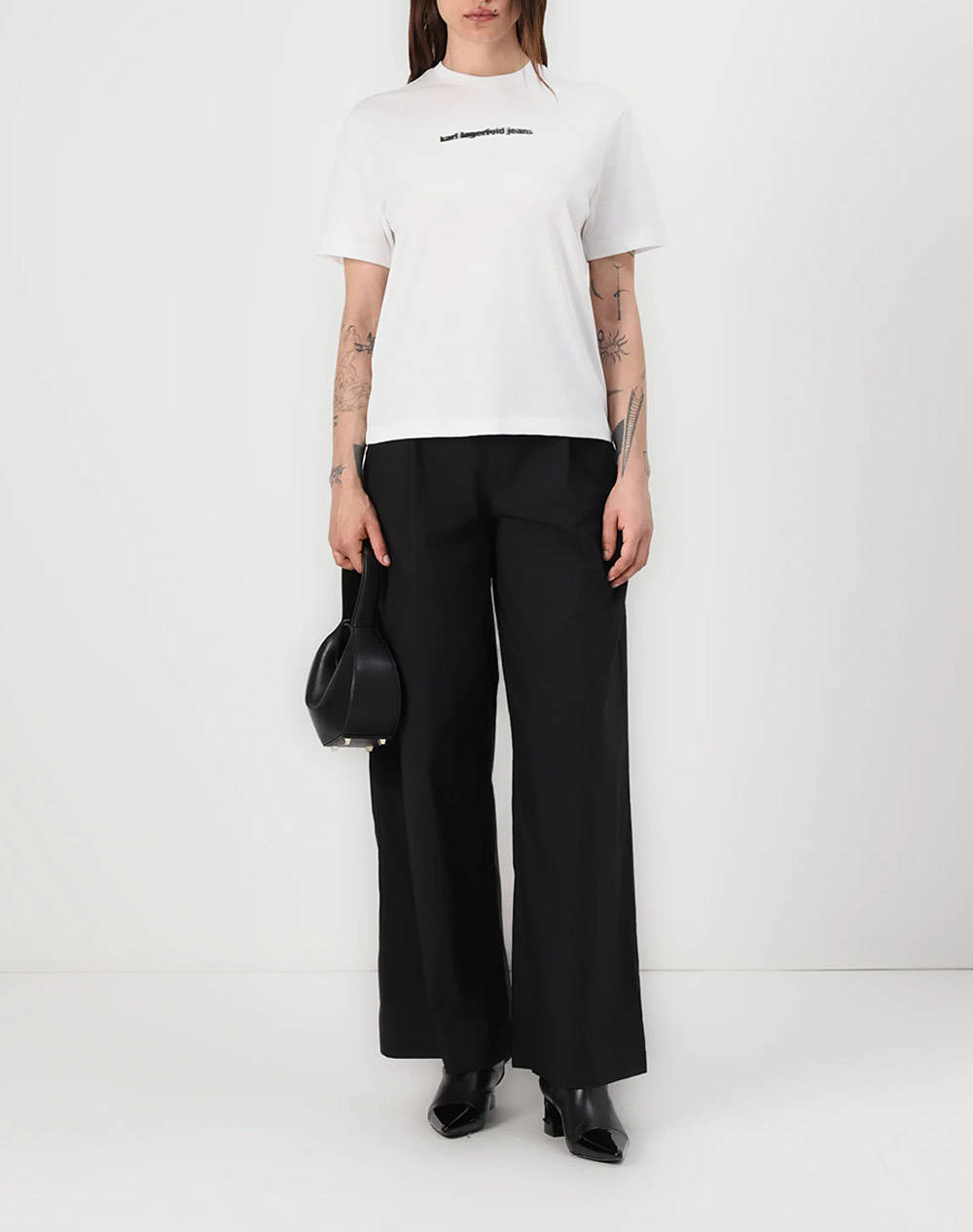 KARL LAGERFELD JEANS KLJ REG BLUR LOGO TEE