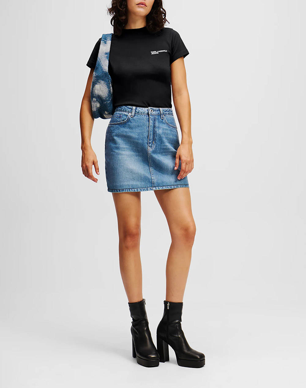 KARL LAGERFRELD JEANS KLJ SLIM SS TEE